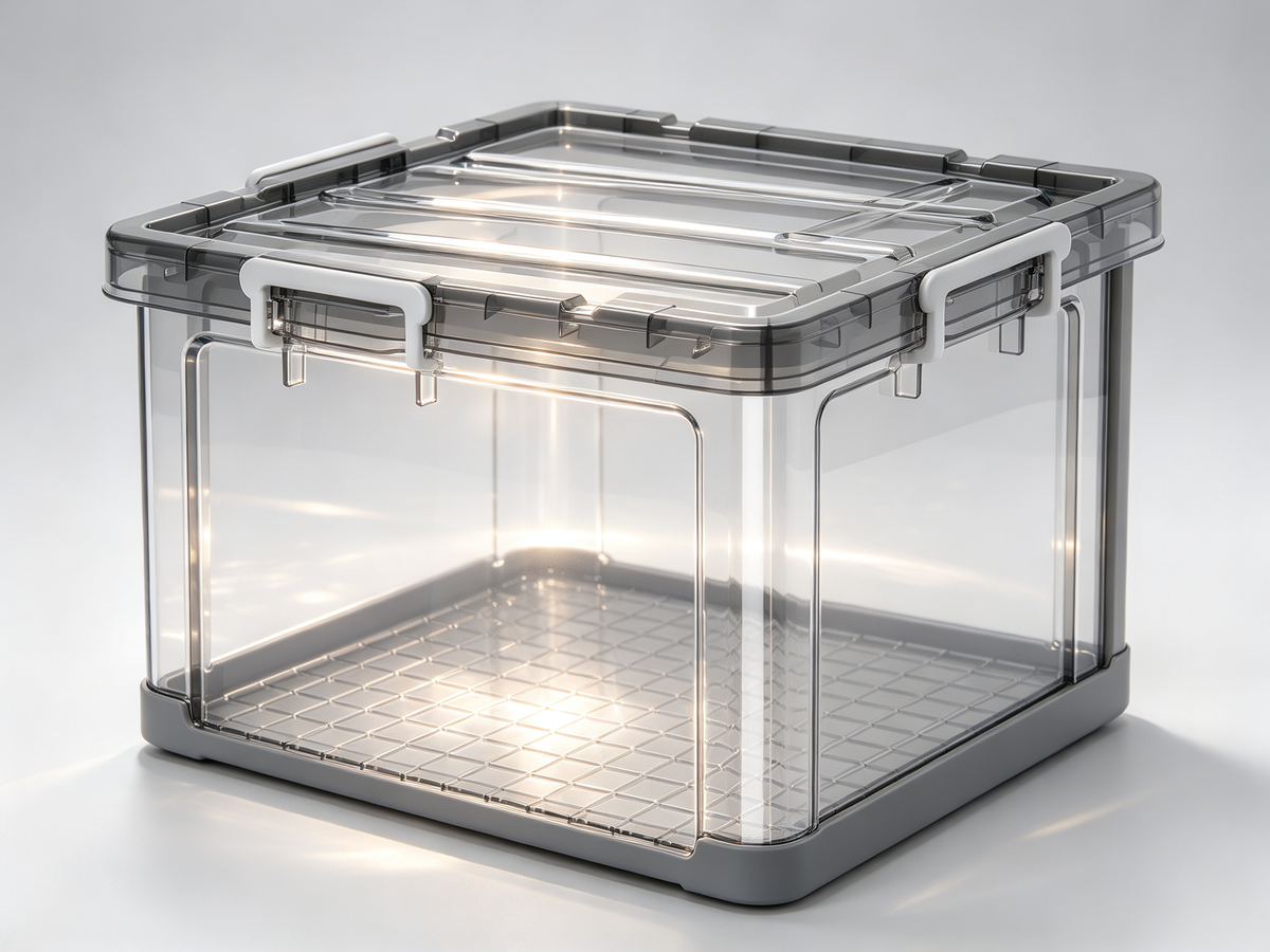 📦 Home Essential | Clear Plastic Storage | Stackable Space Organization