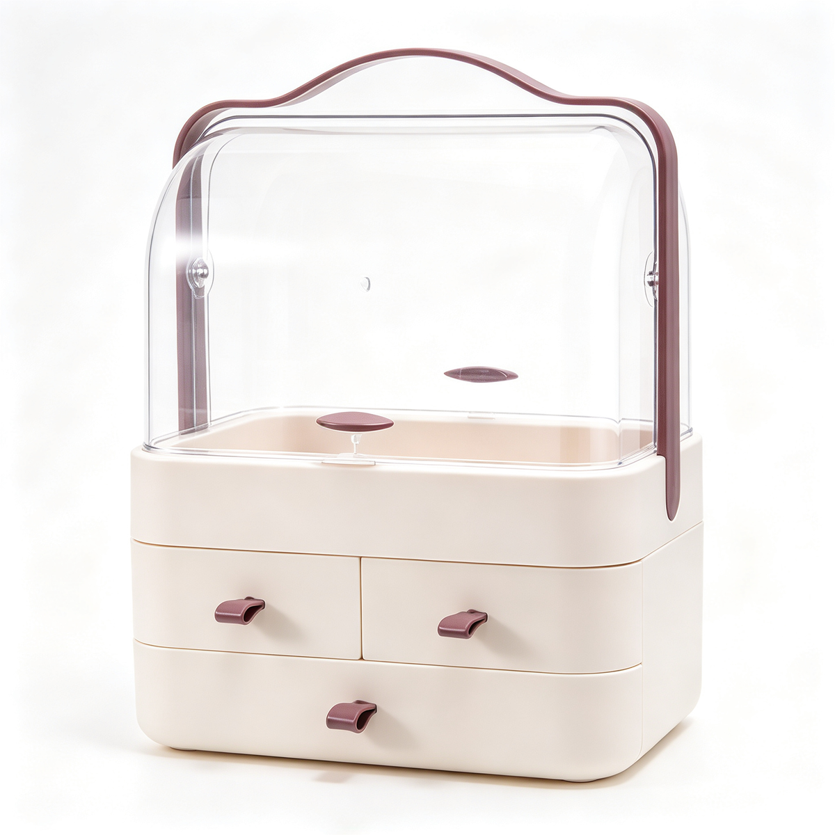 💄 Beauty-Ready | Premium Acrylic Makeup Organizer | Elegant Multi-Layer Storage