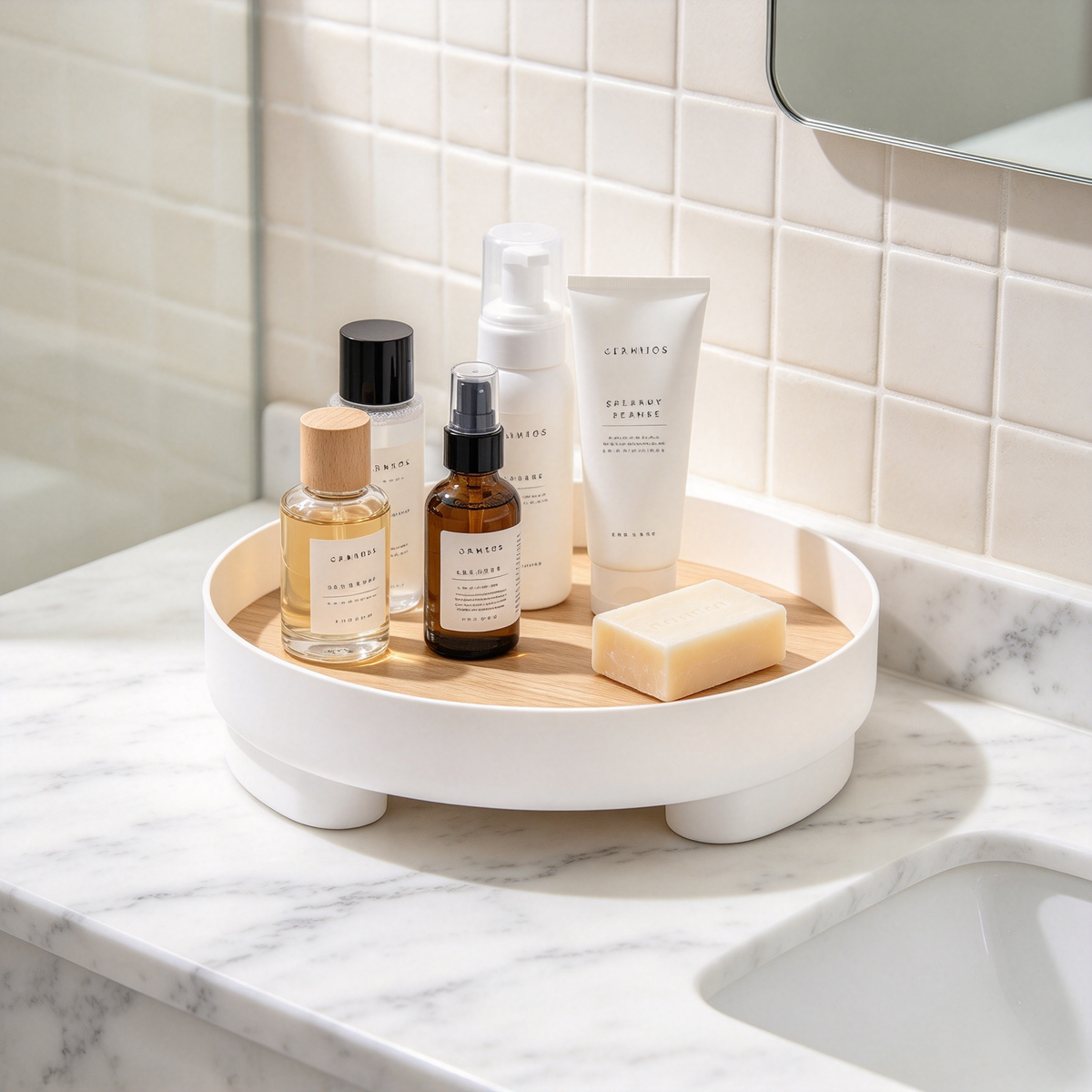 🌿 Home Essential | Minimalist Wooden Accent | Elegant Storage Tray
