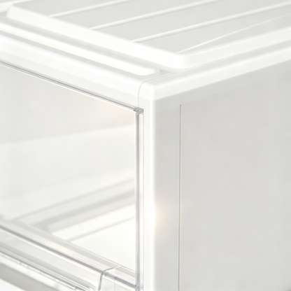 📦 Home Essential | Durable Plastic Organizer | Clear Front Desktop Storage