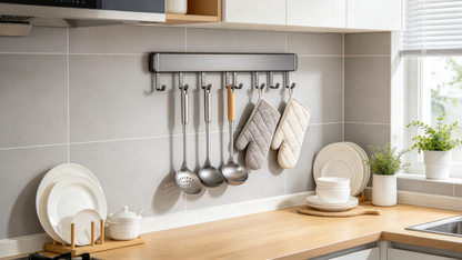 🔑 Home Essential | Durable Metal Organizer | Space-Saving Kitchen Hanging