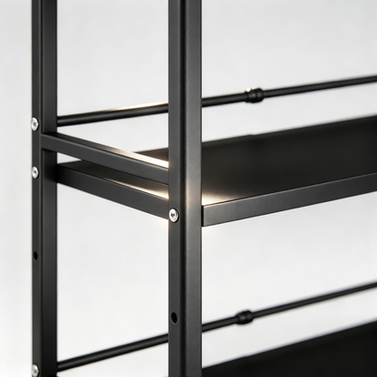 🍳 Kitchen Essential | Durable Metal Storage | Multi-Level Counter Organization