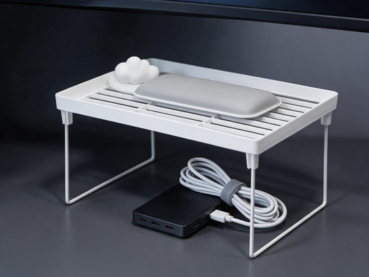 🏠 Home Essential | Adjustable Metal Organizer | Space-Saving Desktop Storage