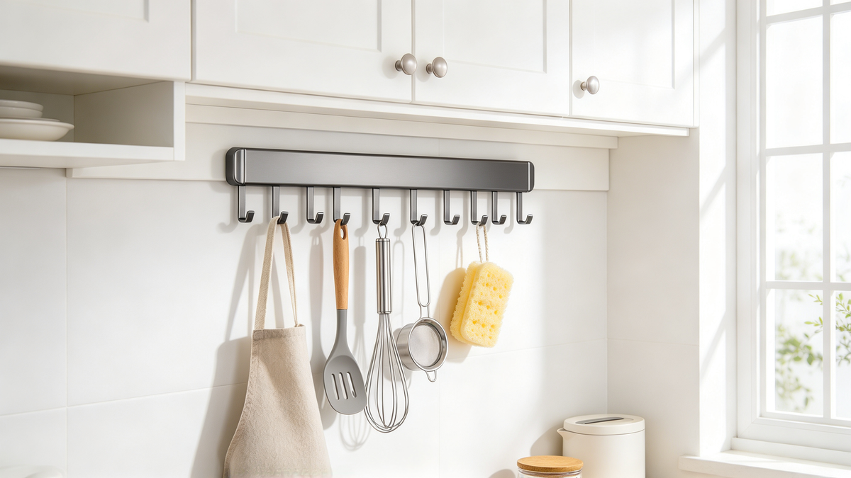 🔑 Home Essential | Durable Metal Organizer | Space-Saving Kitchen Hanging