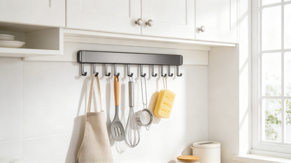 🔑 Home Essential | Durable Metal Organizer | Space-Saving Kitchen Hanging
