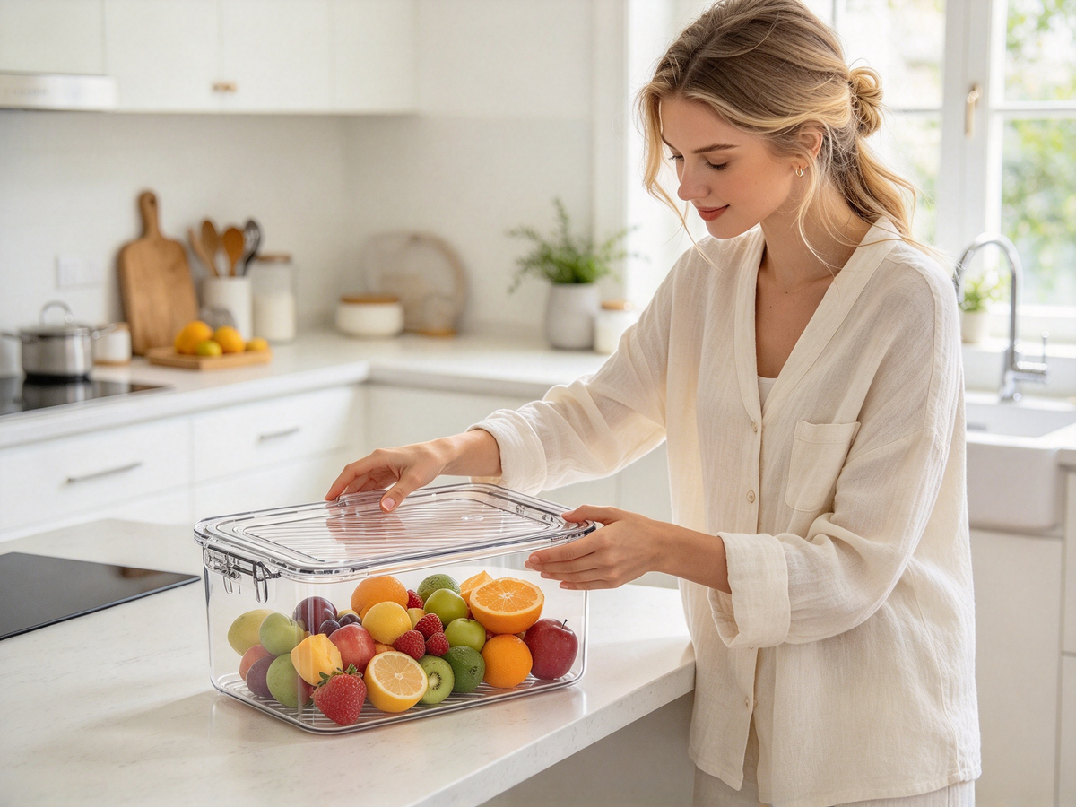 📦 Home Essential | Clear Durable Plastic | Modern Storage Organization