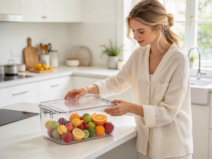 📦 Home Essential | Clear Durable Plastic | Modern Storage Organization