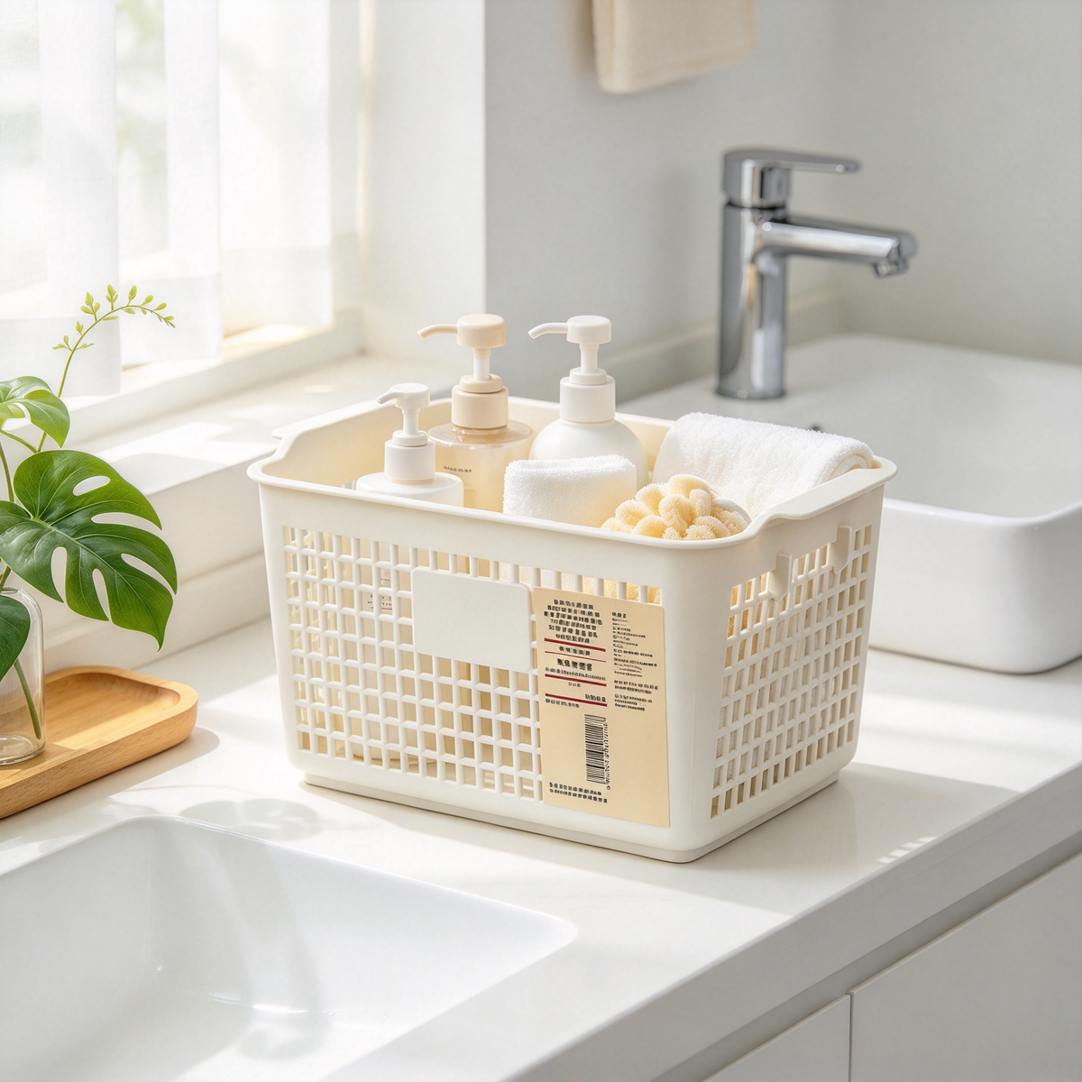 🧺 Home Essential | Durable Plastic Storage | Neat Desktop Organization