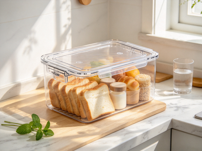 📦 Home Essential | Clear Durable Plastic | Modern Storage Organization