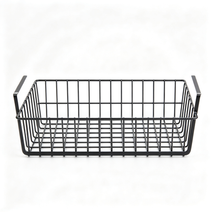 🗂️ Home Essential | Durable Metal Storage | Under Desk Space Organizer