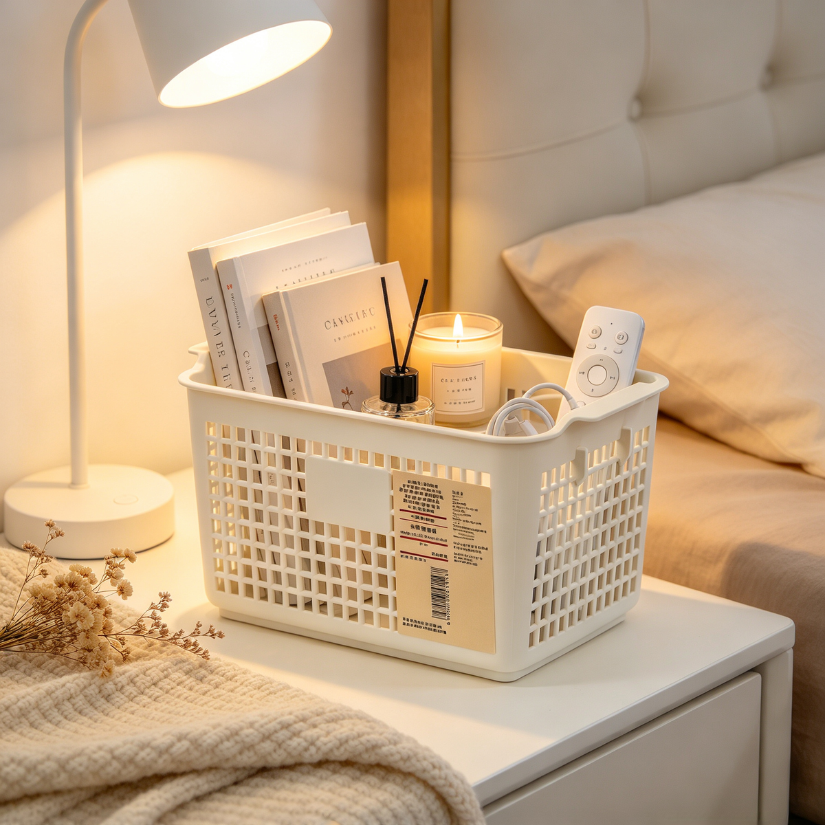 🧺 Home Essential | Durable Plastic Storage | Neat Desktop Organization