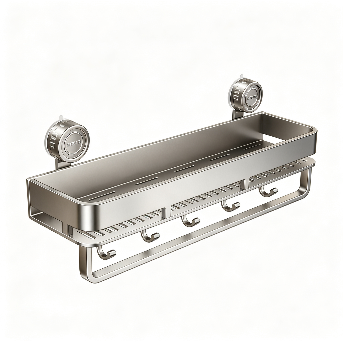🧼 Home Essential | Stainless Steel Storage | Modern Suction Kitchen Organizer
