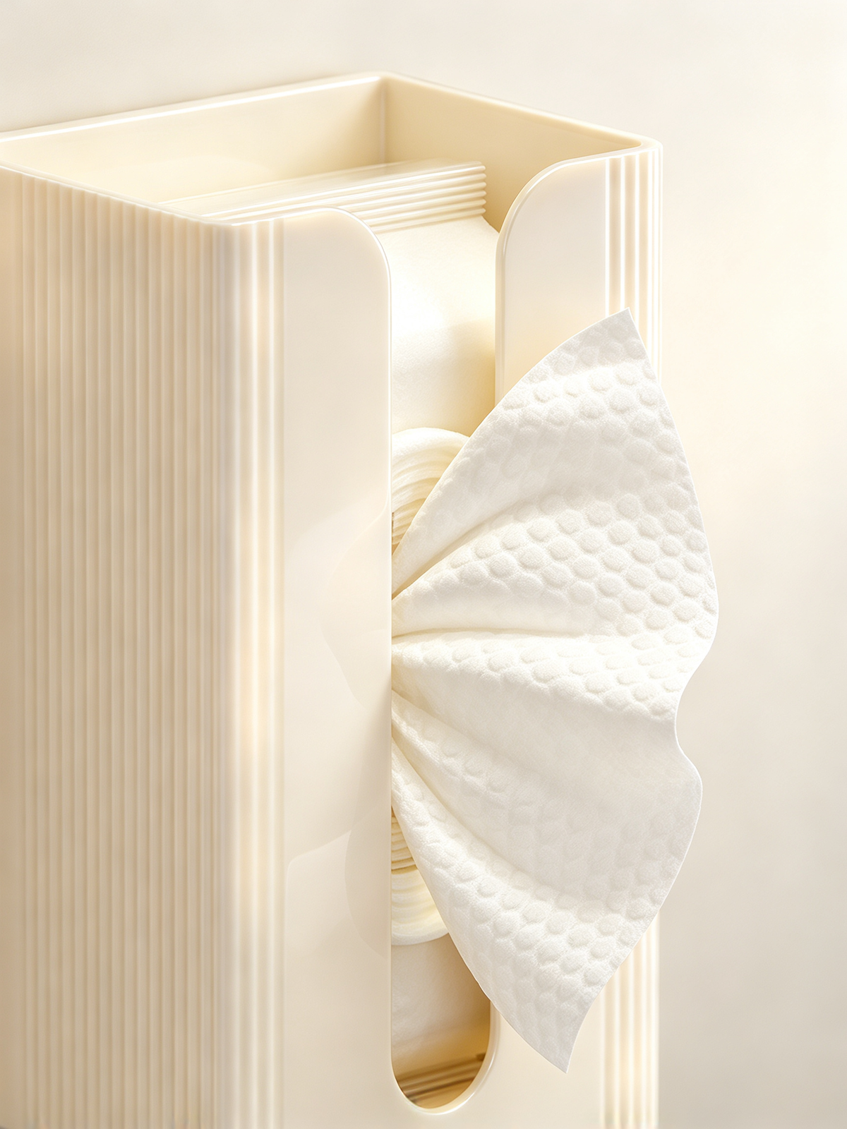 🧻 Home Essential | Durable Plastic Organizer | Modern Wall Tissue Storage