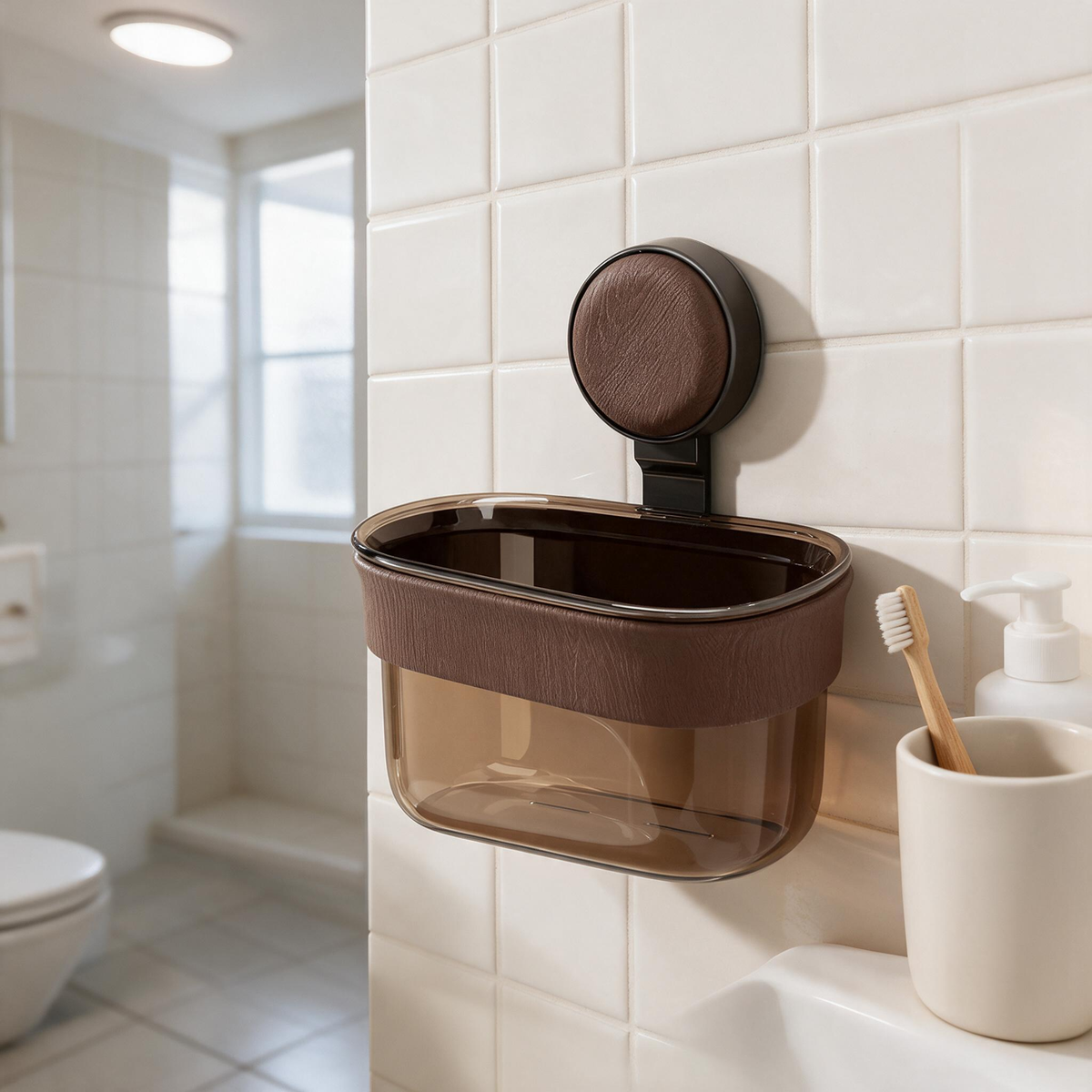🧺 Home Essential | Durable Plastic Organizer | Bathroom Waste Storage Solution