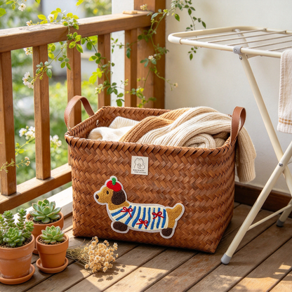 🧺 Home Essential | Woven Style Storage | Cozy Laundry Room Organization