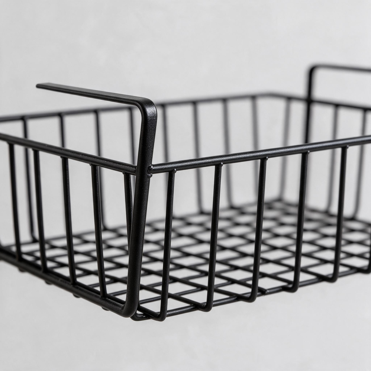 🗂️ Home Essential | Durable Metal Storage | Under Desk Space Organizer
