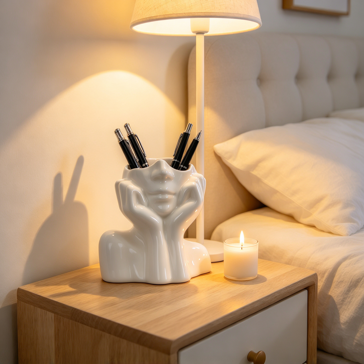 🕊️ Home Accent | Ceramic Artistic Design | Elegant Desk Storage Decor