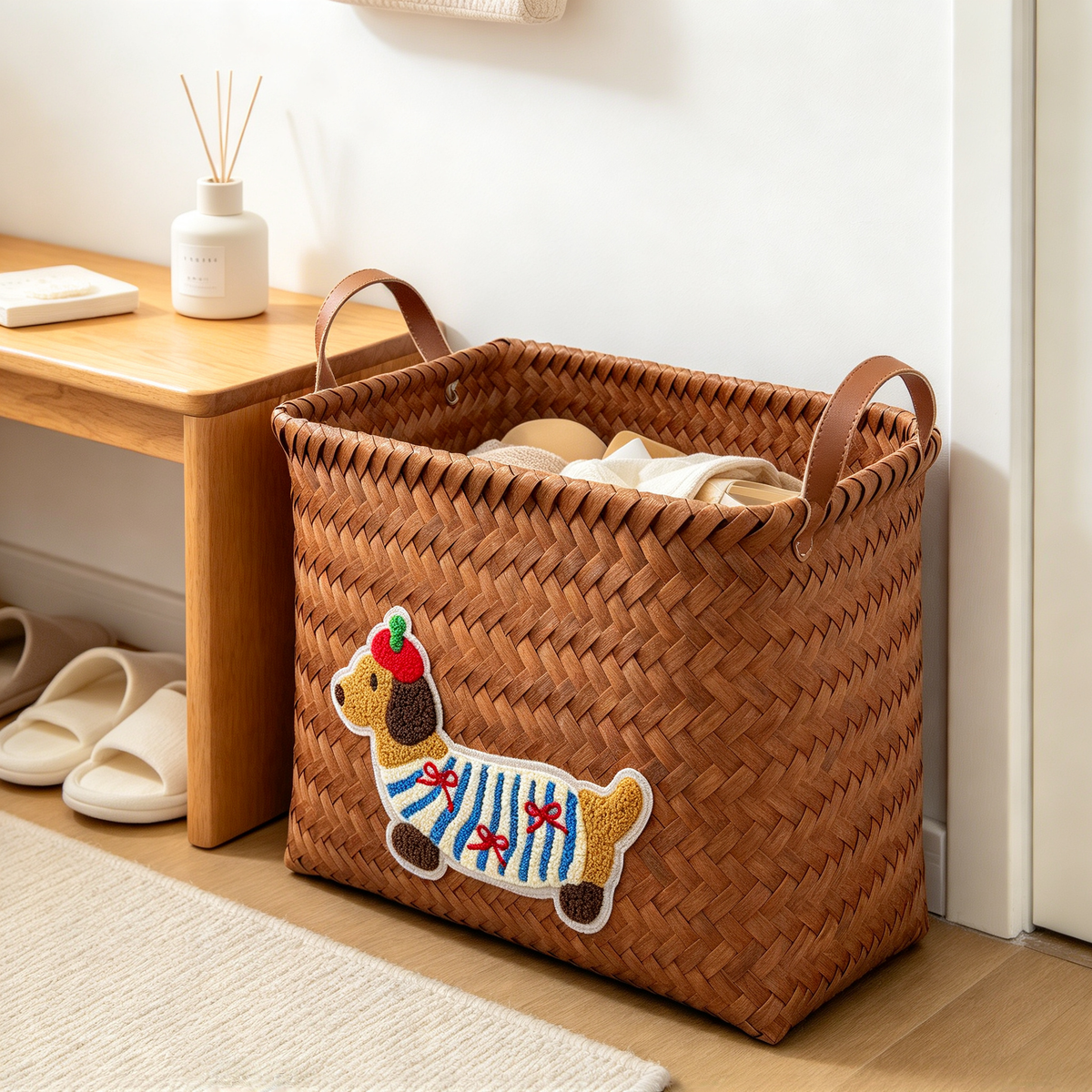 🧺 Home Essential | Woven Style Storage | Cozy Laundry Room Organization